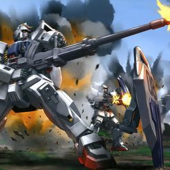 Mobile.Suit.Gundam.08th.Ms.Team.full.2318410.jpg STL-Datei 1/100 MG 08th MS Team RX-79(G) Gundam 180mm Kanone・Design zum Herunterladen und 3D-Drucken