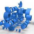 66.jpg Diecast Pulling tractor with 4 jet engines Version 2 Scale 1:25
