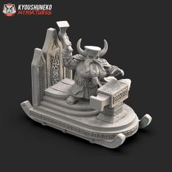 7.jpg Download STL file Dwarf Rune Lord Anvil of Doom • 3D printing object, kyoushuneko_miniatures
