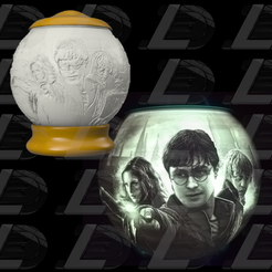Vignette2.png Harry Potter night light lithophane