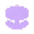 Ice Flower.obj Pixel Mario Keychains