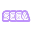 white letters.stl SEGA logo light