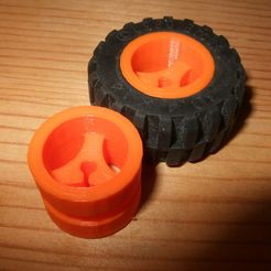 DSCF6576.JPG Archivo STL gratuito Rueda 18mm D. x 14mm. Eje de 3mm D・Idea de impresión 3D para descargar