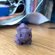 Low Poly Bulbasaur Keyring REMIX - suitable for small prints