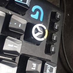 Logitech G600 Scroll Wheel by krx, Download free STL model