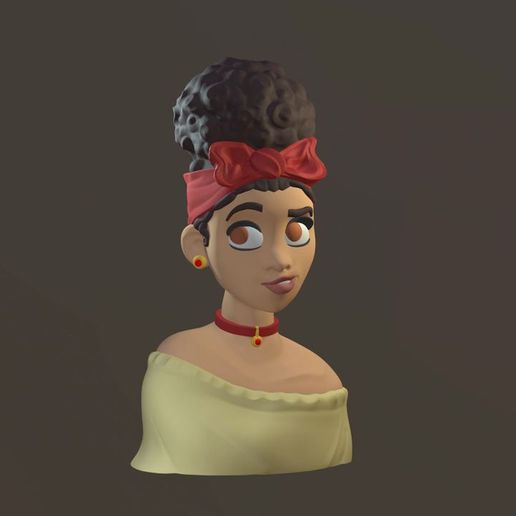 Dolores from Encanto (Easy print) 3D model