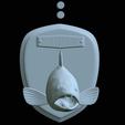 zander-head-trophy-22.png fish head trophy zander / pikeperch / Sander lucioperca open mouth statue detailed texture for 3d printing