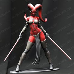 darthtalon.40marca20porciento.jpg 3D-Datei StarWars - Darth Talon・3D-druckbares Modell zum Herunterladen