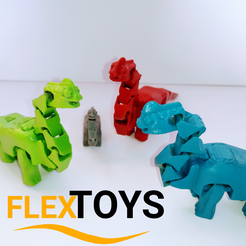 Cuello-2.png Descargar archivo STL Lindo Dinosaurio Brontosaurio Flexi • Plan imprimible en 3D, FlexToys