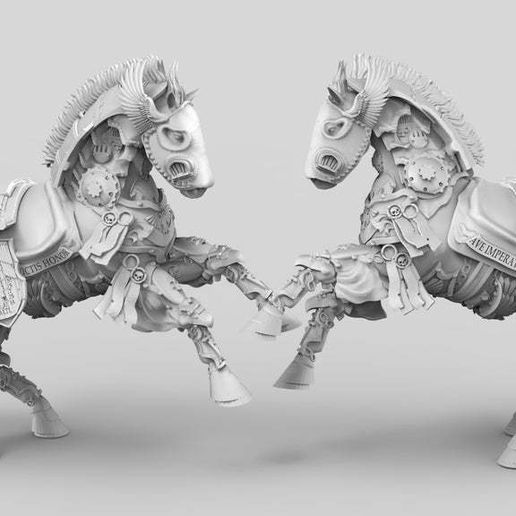 Cybernetic Steed 3D model