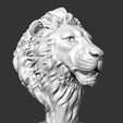 08.png Lion Head AM01 3D print model