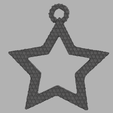 44.png Hollow christmas star X76