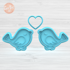 1.1026.png Archivo STL PAJARITOS Cortante + Stamp / Cookie Cutter・Idea de impresión 3D para descargar