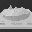 1.jpg PLATE FOR PLUMES - Visoke Volcano - Mikeno - Karisimbi - Republic of Congo - Rwanda - Volcanoes of the World - CHRISTMAS - GIFTS