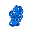 model.png Minnie Mouse (8)   CUTTER AND STAMP, COOKIE CUTTER, FORM STAMP, COOKIE CUTTER, FORM