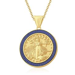 p=1-47.jpg US DOLLAR LIBERTY GOLD COIN DIAMOND PENDENTIF 3
