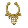 septum_fem_jewel_47-v4-00.jpg STL file fake nose hook FAKE NIPPLE Clamps Pendant PIERCING Female Septum Barbaella male Non-Piercing Body Jewellery Bondage Weight femJ-47 3d print cnc・3D printer design to download
