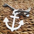 2.jpg STL-Datei Anchor Keychain kostenlos・3D-Druckvorlage zum Herunterladen