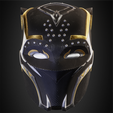BlackPanthressFrontal.png Black Panther Shuri Helmet for Cosplay