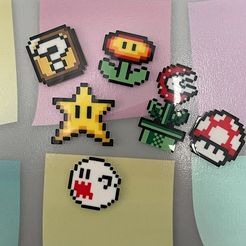 IMG_3508.jpg Super Mario Bros characters - fridge magnets