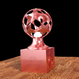 CHAMPIONS-BALL-SILVER-3.png STL file ADORNO SOCCER・3D printable model to download