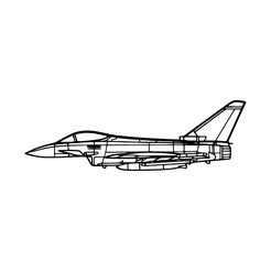 Eurofighter-Typhoon.png STL file Eurofighter Typhoon・Design to download and 3D print
