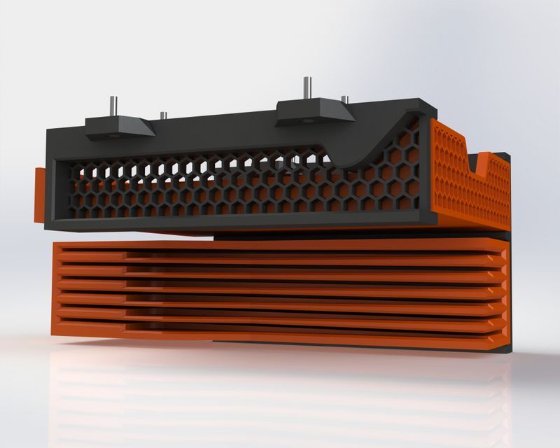 Render-16.jpg Télécharger fichier 3MF Tiroirs d'imprimante pour table basse Ikea • Plan à imprimer en 3D, SolidWorksMaker