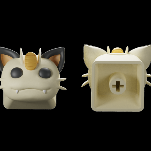 POKEMON KEYCAP  MEOWTH 3D model