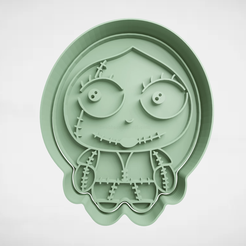 push-diseño.png Archivo 3D Sally De El extraño mundo de jack・Plan para descargar y imprimir en 3D