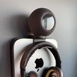 IMG_3257.jpeg Apple Mac mini M1 2020 wall mount + HomePod mini & headphones