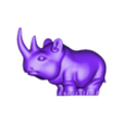 Baby  Rhino miniature stl.stl Beautiful stylized Rhino Rascal miniature