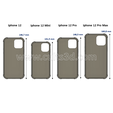 3.png Iphone 12, Iphone 12 Mini, Iphone 12 Pro, Iphone 12 Pro Max Flexible Case (Set)
