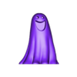 ghost smile 1.stl Cute Ghost Set G1 (EASY PRINT)