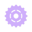gear17.stl Mechanical Gear 17 - Part for engines, clocks, robots, electric motors, bicycles, trains for 3D Printing