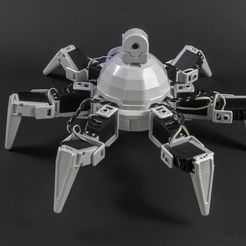 Six_HDR2.jpg Six Hexapod built with EZ-Bits that clip together