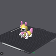 wxz.png Spring quilt Dandys world 3D Model Stl file 3mf Multicolor No support Fanart