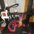 Flexi Print-in-Place Imperial Dragon with 3MF Included!