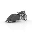 7.jpg Bagger Chopper Motorcycle for 3D Print