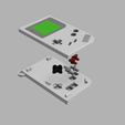 Clicker-Console-Gameboy-Exploded-01.png Retro Gameboy Console Clicker inc Keyring