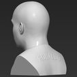 5.jpg Ronaldo Nazario Brazil bust 3D printing ready stl obj formats