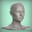 2.38.jpg 29 3D HEAD FACE FEMALE CHARACTER FEMALE TEENAGER PORTRAIT DOLL BJD LOW-POLY 3D MODEL