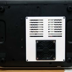 D80_019274_20190504_copy.jpg Free STL file FlashForge Adventurer 3 Bottom Cover for 80mm 10T cooling fan・3D printable model to download