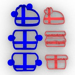 cp15.jpg Archivo STL Juego de 3 cortadores de galletas・Plan imprimible en 3D para descargar