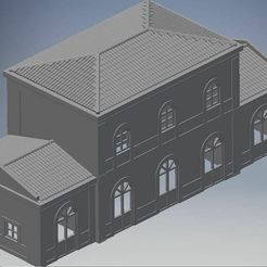 Estacion_IllescasJPG.JPG Бесплатный STL файл Illescas Station for N-scale Model・Идея 3D-печати для скачивания