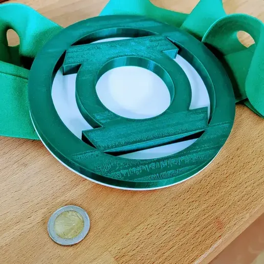 Fivela de peito do Lanterna Verde