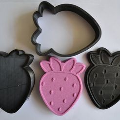 fresa.jpg Archivo STL SOLID SHAMPOO PRESS JABON SOLIDO MOLDE Strawberry・Idea de impresión 3D para descargar