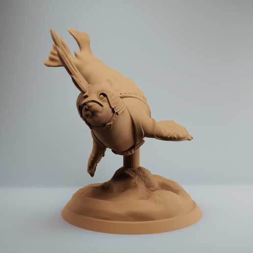 swimming2.png 鱼雷海豹、元素海豹巫师和海象束