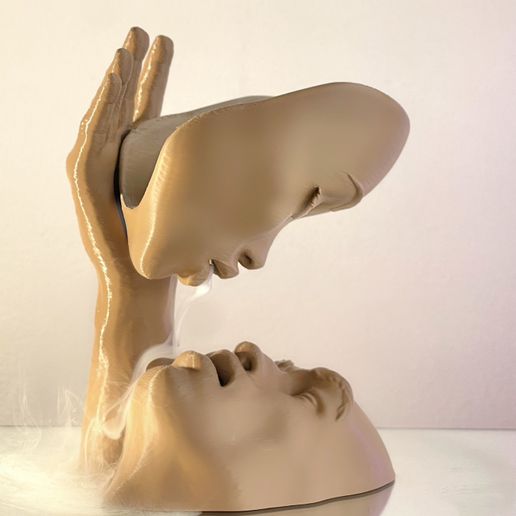 The Breath Between Us: Surreal Backflow Incense Sculpture