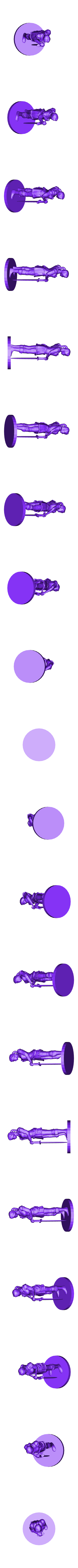 FemaleKnight_LeanOnSword_CircleBase.stl Cavaleiro feminino (várias poses)