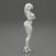 Girl-0009.jpg Tanned Stylish Brunette Girl In Short Dress 3D print model